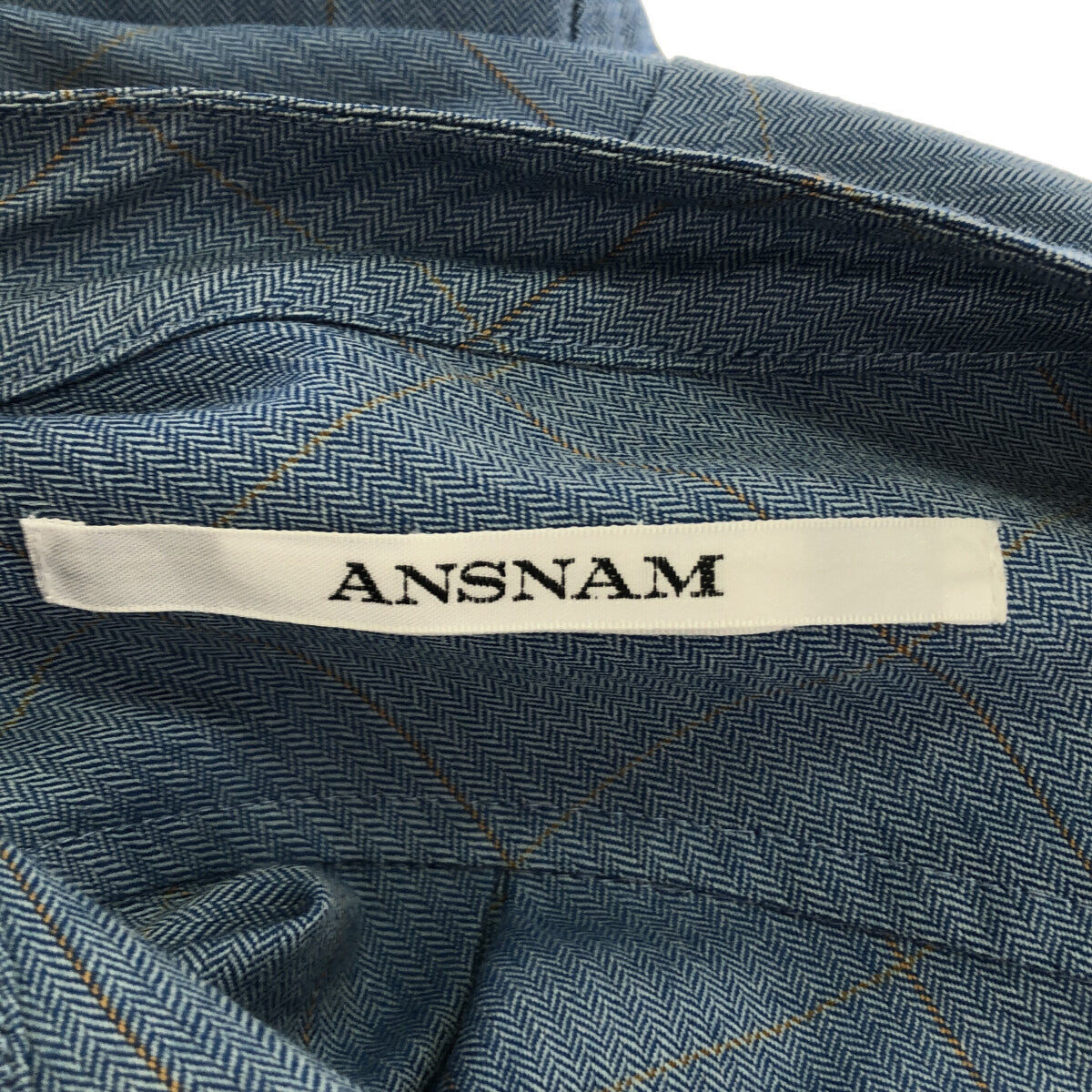 美品】 ANSNAM / アンスナム | Bias Wool Shirt / バイアスウール