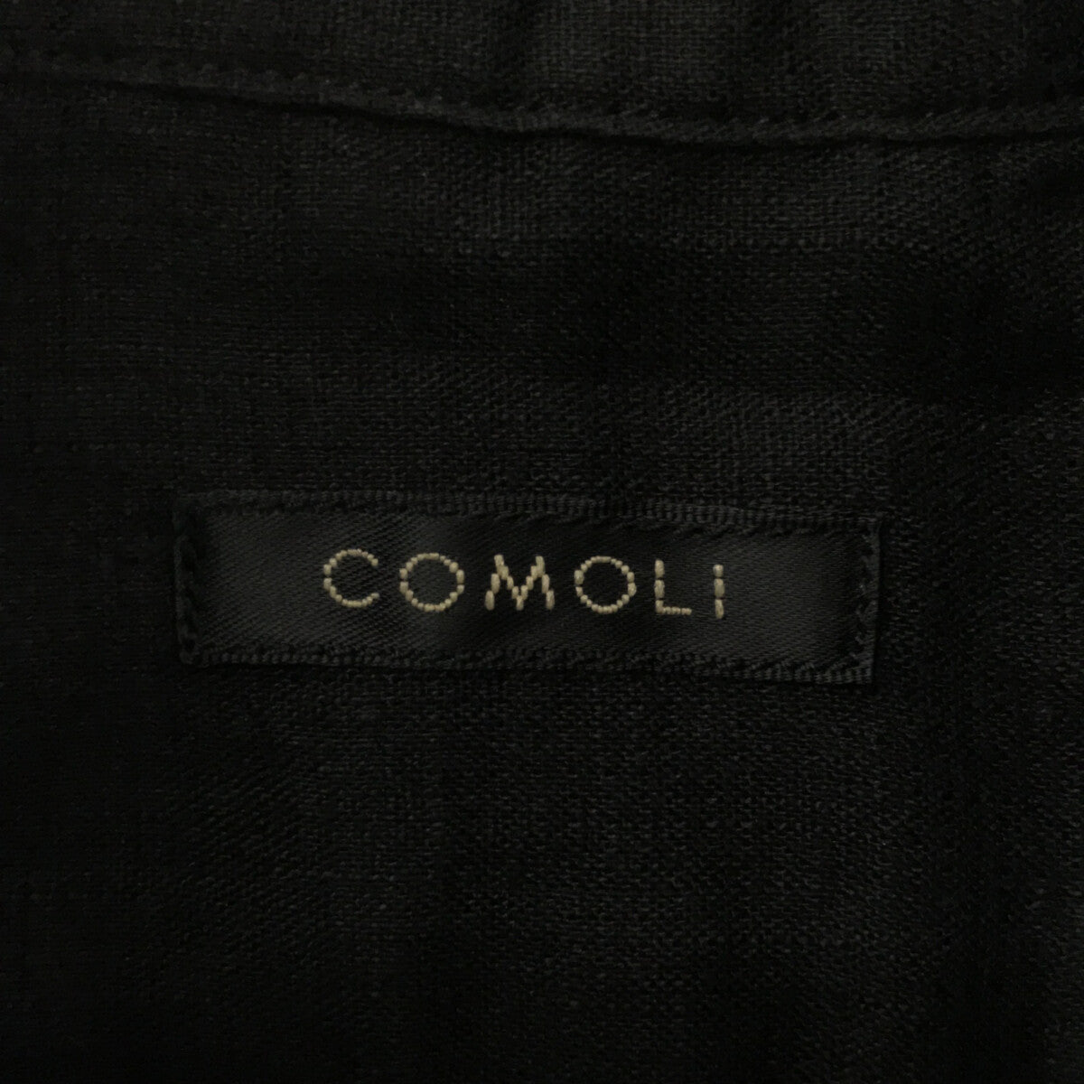 COMOLI / コモリ | リネンWクロス プルオーバーシャツ V01-02018 | 2 |