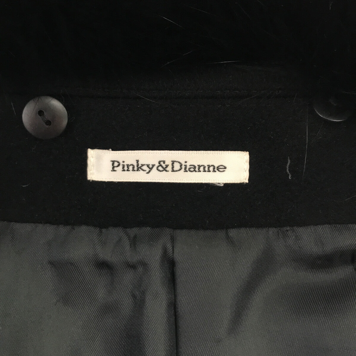 Pinky＆Dianne / ピンキー＆ダイアン   アンゴラ混 ロングコート