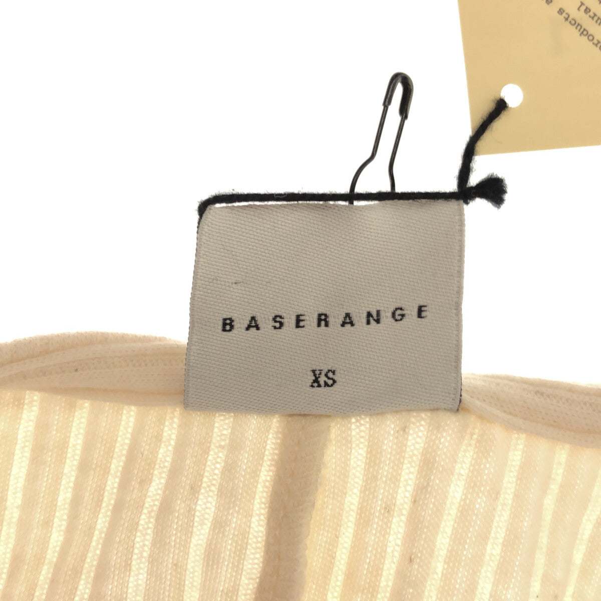 BASErange / ベースレンジ | SHAW TEE / ラップ リブカットソー | XS