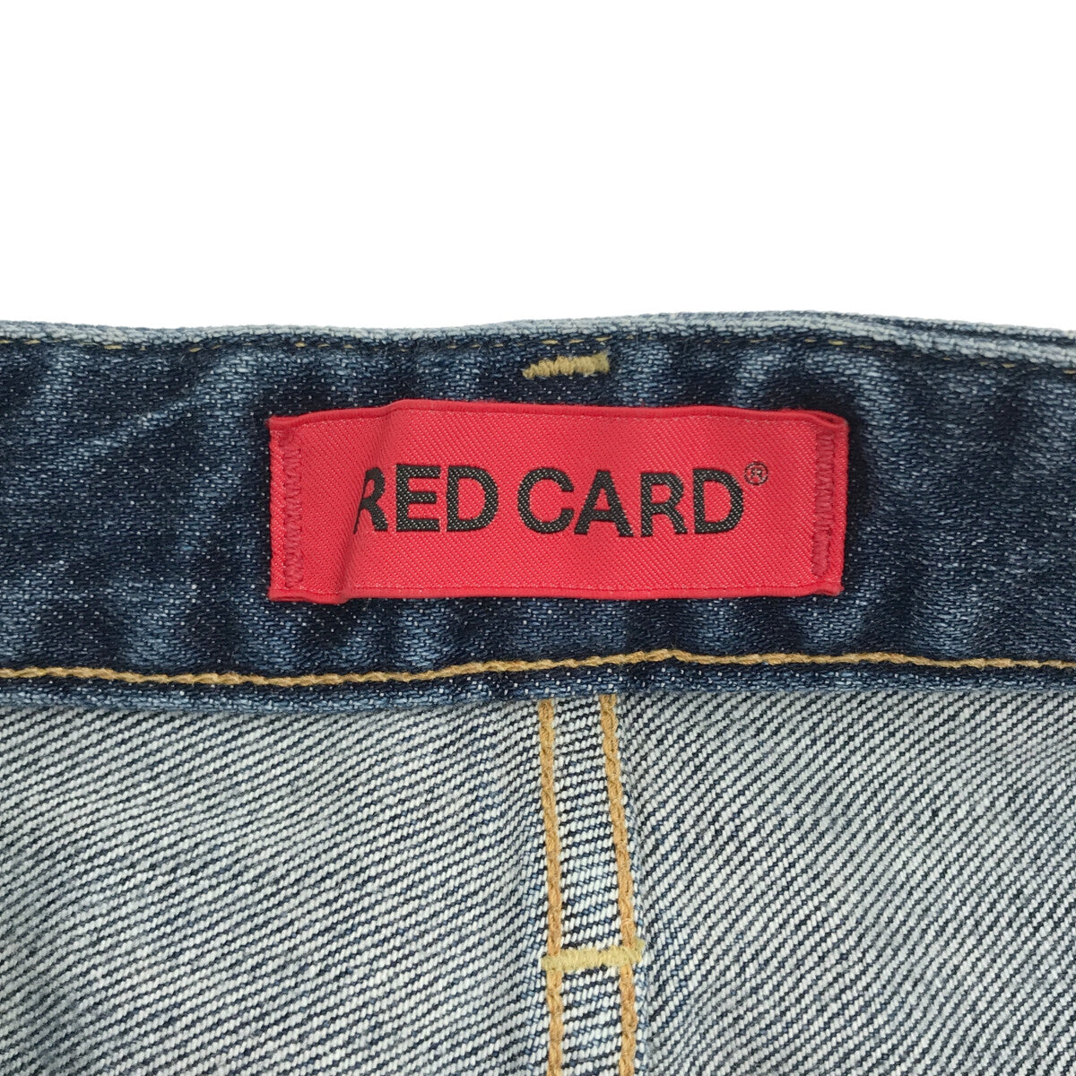RED CARD / レッドカード | ユーズド加工 ワイドデニムパンツ | 26 | インディゴ | レディース