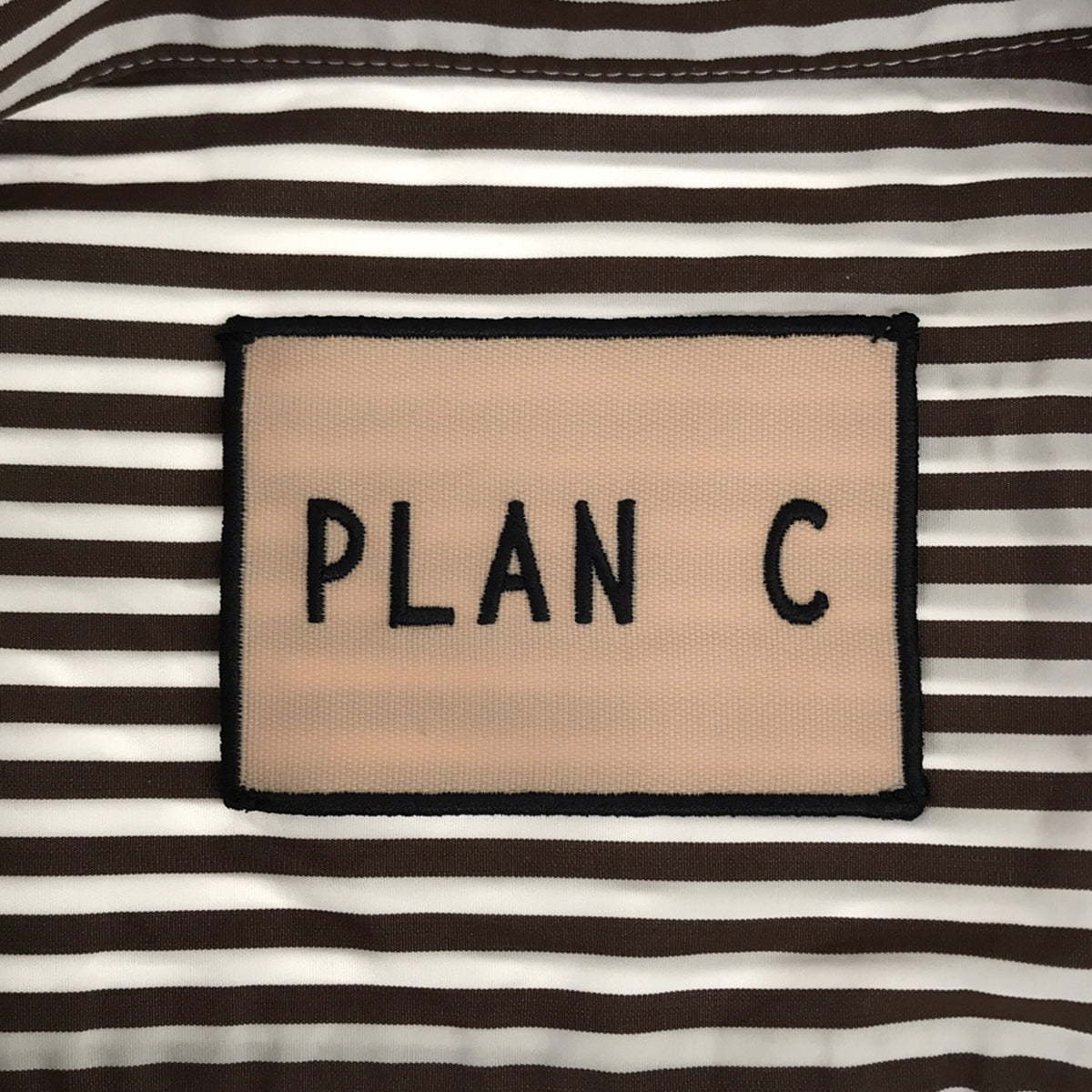 Plan C / プランシー | ストライプ バックロングシャツ | 40