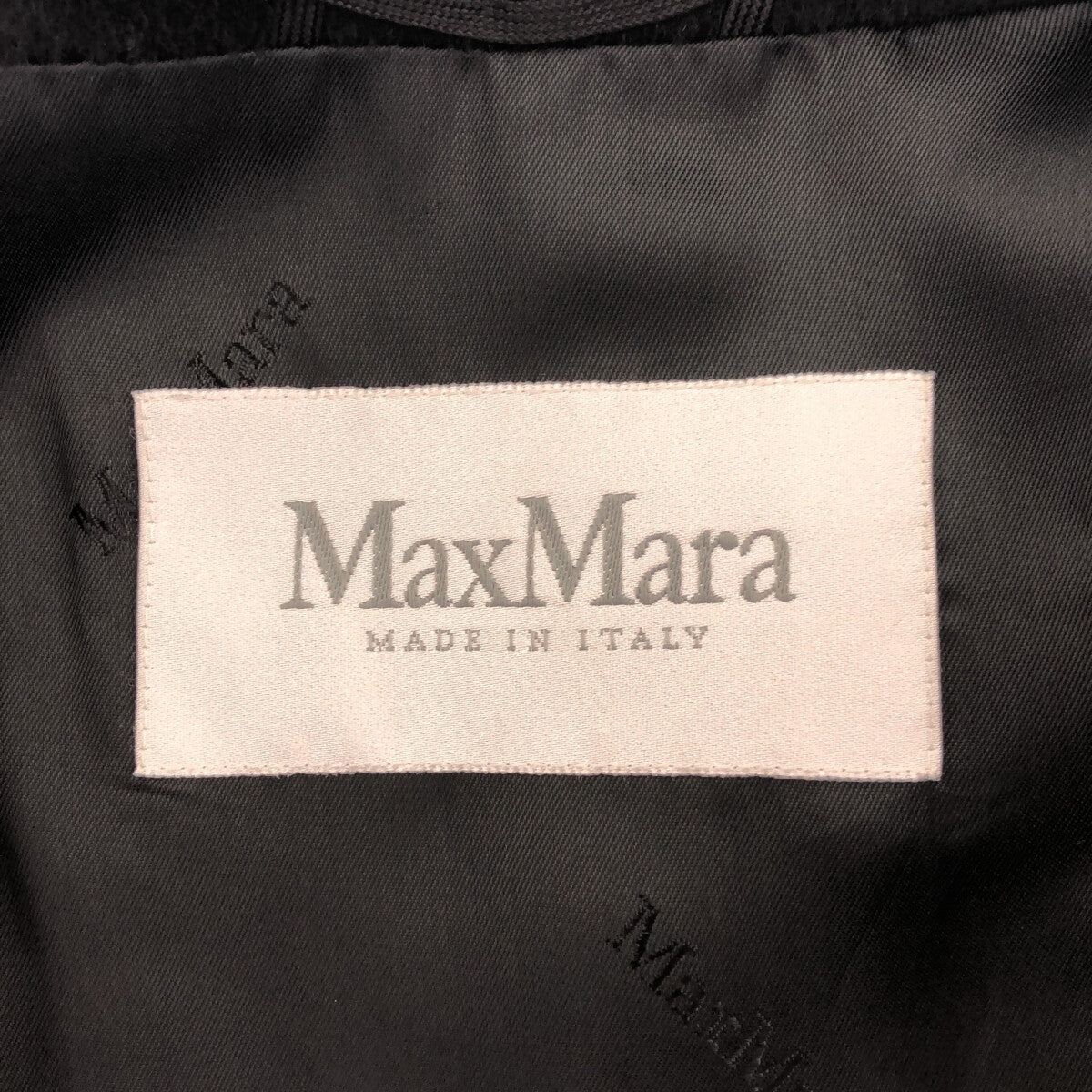 Max Mara / マックスマーラ | ベルト付き 総裏地 カシミヤ 100