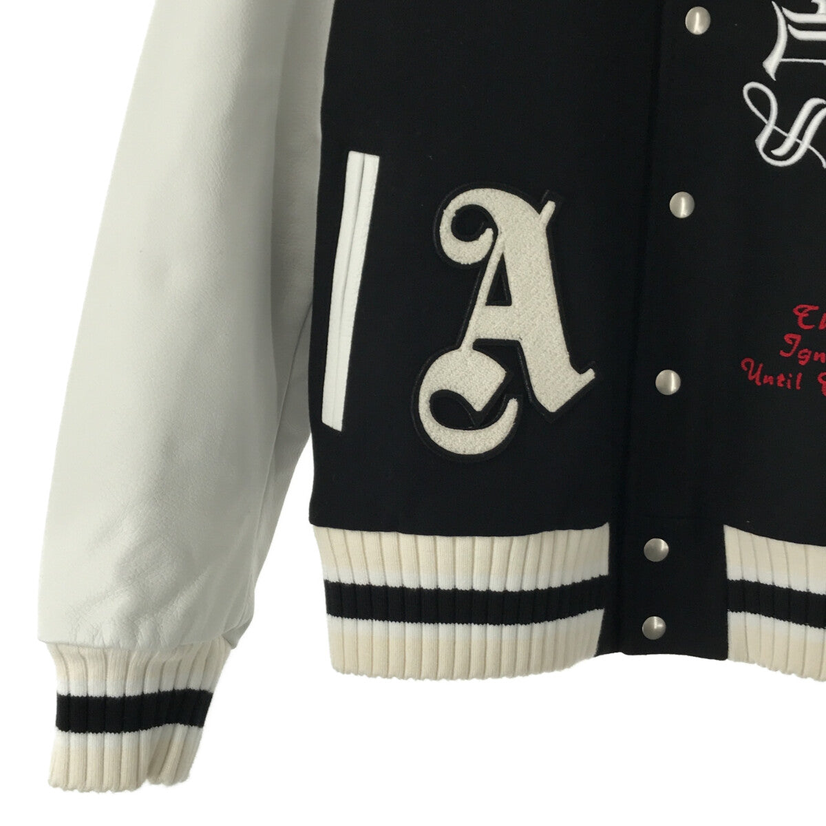 Palm Angels / パームエンジェルス | 2021AW | Burning Head Varsity Jacket ヴァーシティジャケット  スタジャン | M |