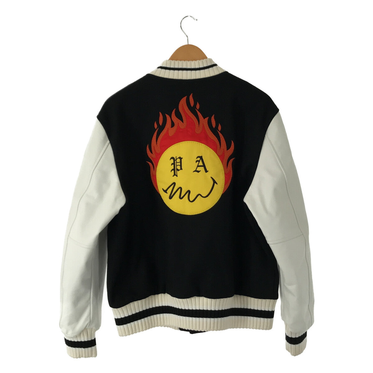 Palm Angels / パームエンジェルス | 2021AW | Burning Head Varsity Jacket ヴァーシティジャケット  スタジャン | M |