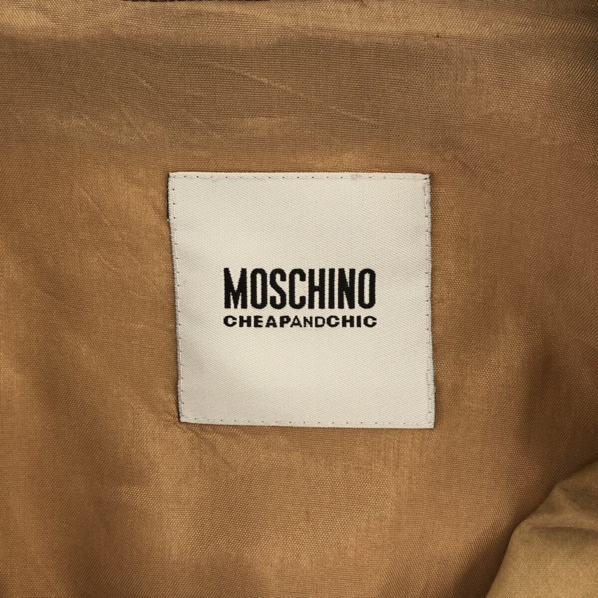 MOSCHINO / モスキーノ | コットン テーラードジャケット | 42