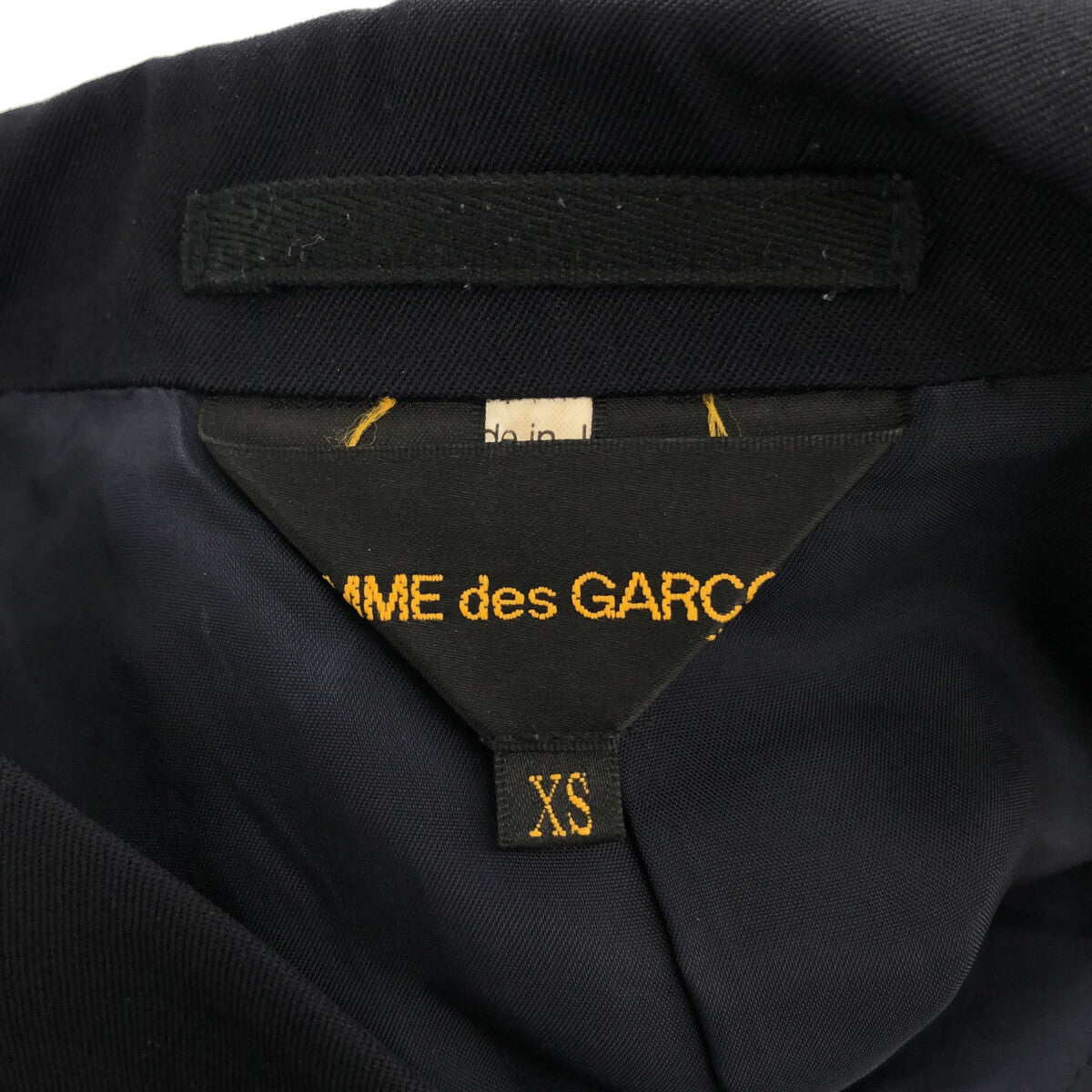 COMME des GARCONS / コムデギャルソン | 2009AW | ドッキング ジレベスト 3Bテーラードジャケット | XS | ネイビー | レディース