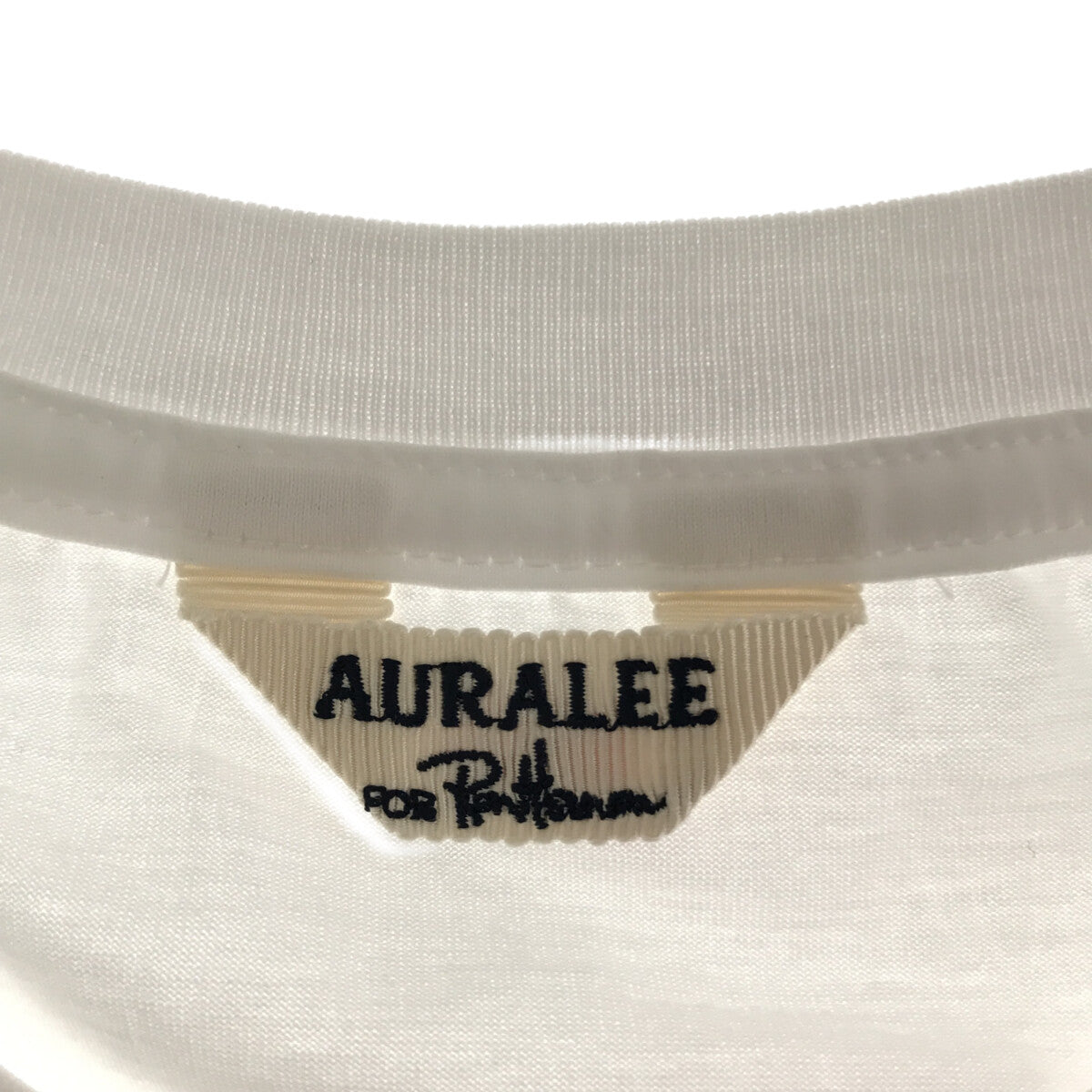 AURALEE / オーラリー | 2022SS | × Ron Herman / ロンハーマン Organic Cotton High Gauge  Cluster Tee / Tシャツ | 0 |