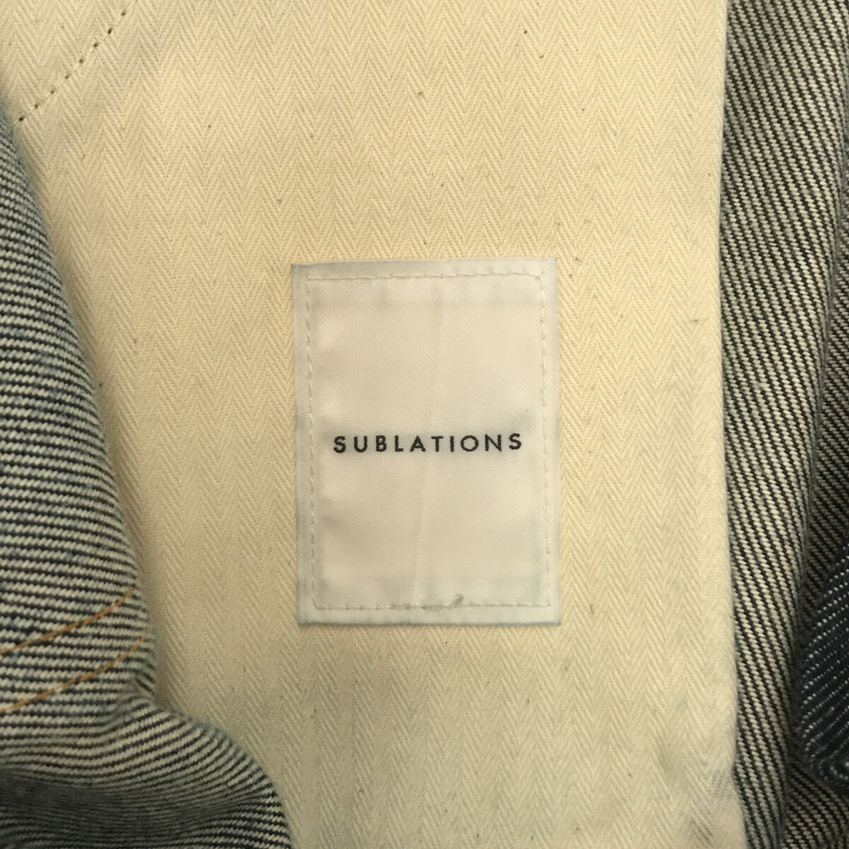 SUBLATIONS / サブレーション | 2TUCK WIDE DENIM PANTS -ENTASIS Mk