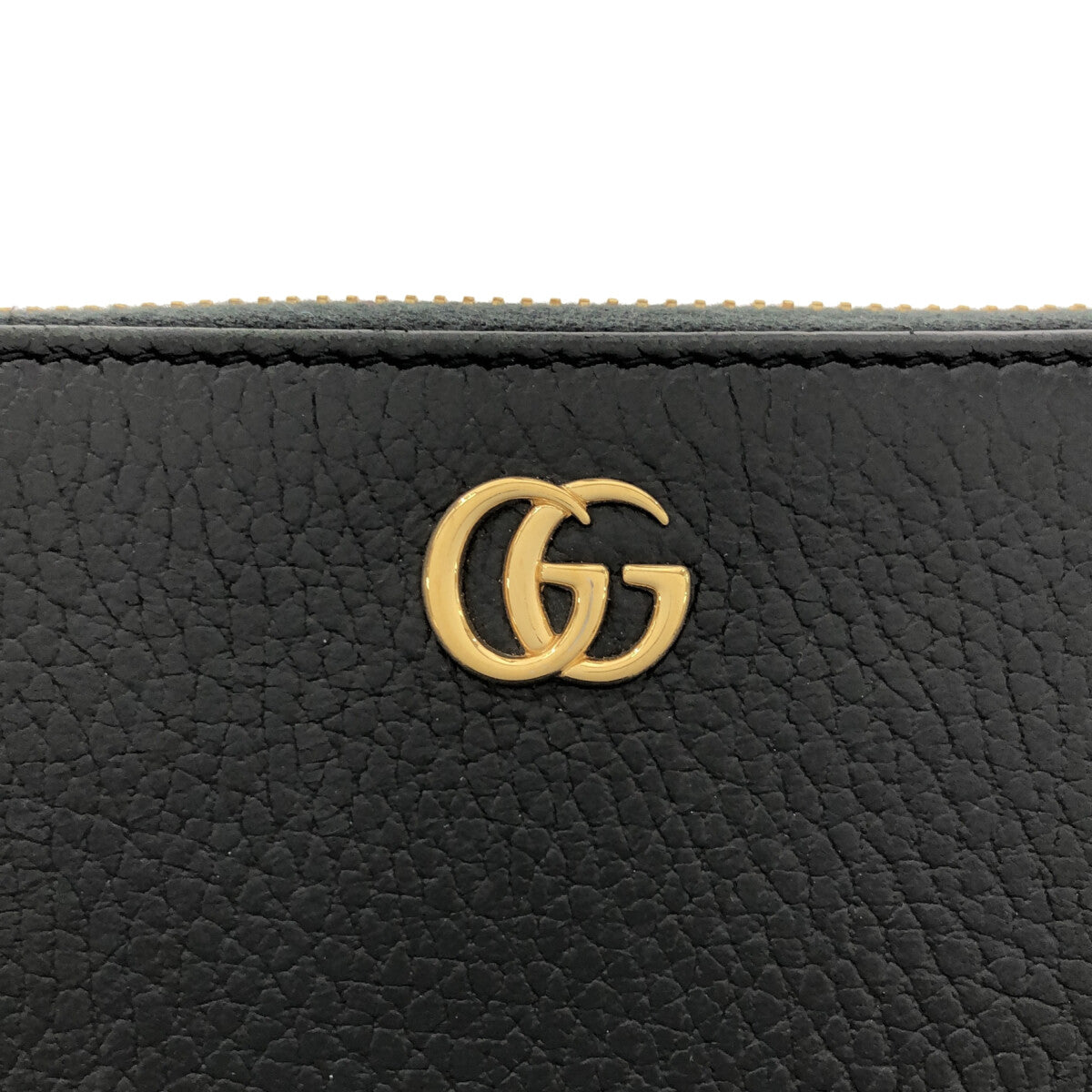 GUCCI / グッチ | GG マーモント レザー ラウンドジップ ウォレット 長