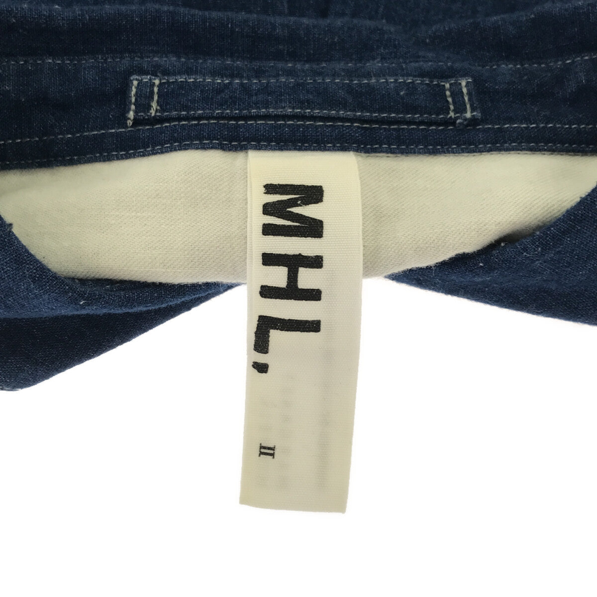 MHL. / エムエイチエルマーガレットハウエル | コットン 7分袖シャツ