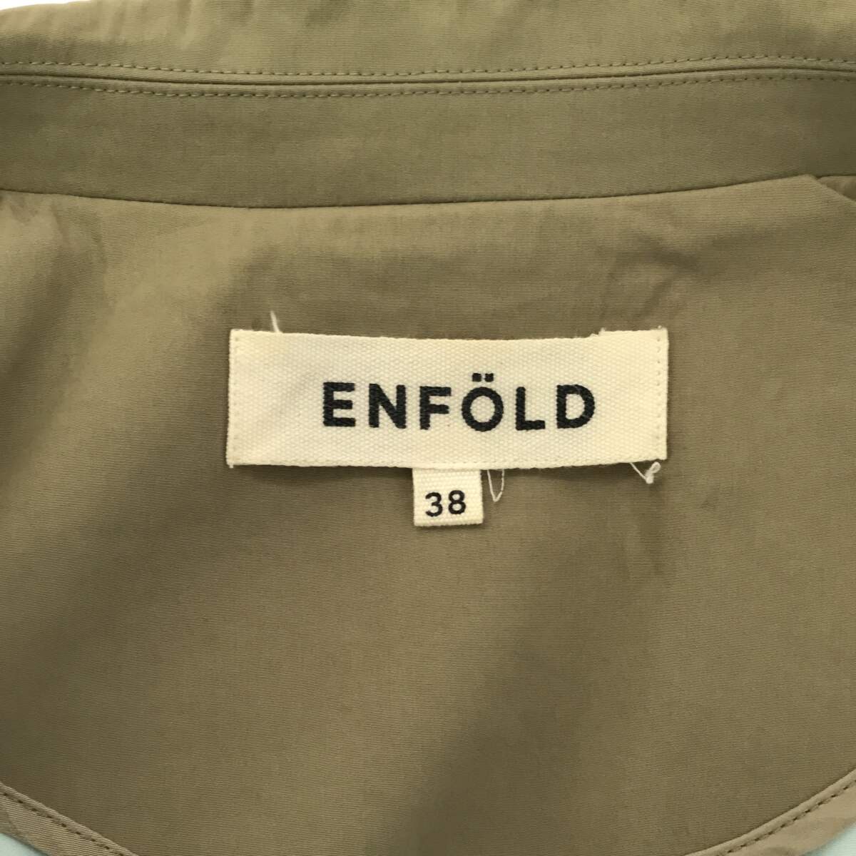 ENFOLD / エンフォルド | COボンディングBOX シングルロングコート | 38 | ベージュ | レディースその他