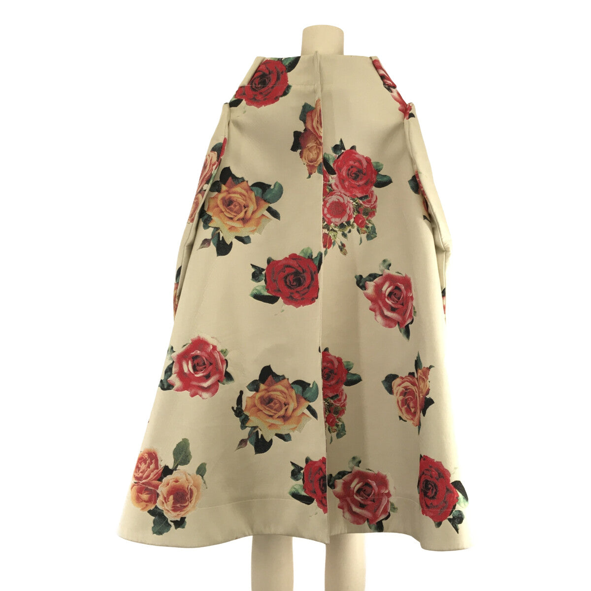 AD2012 コムデギャルソン 花刺繍立体変形二次元スカート