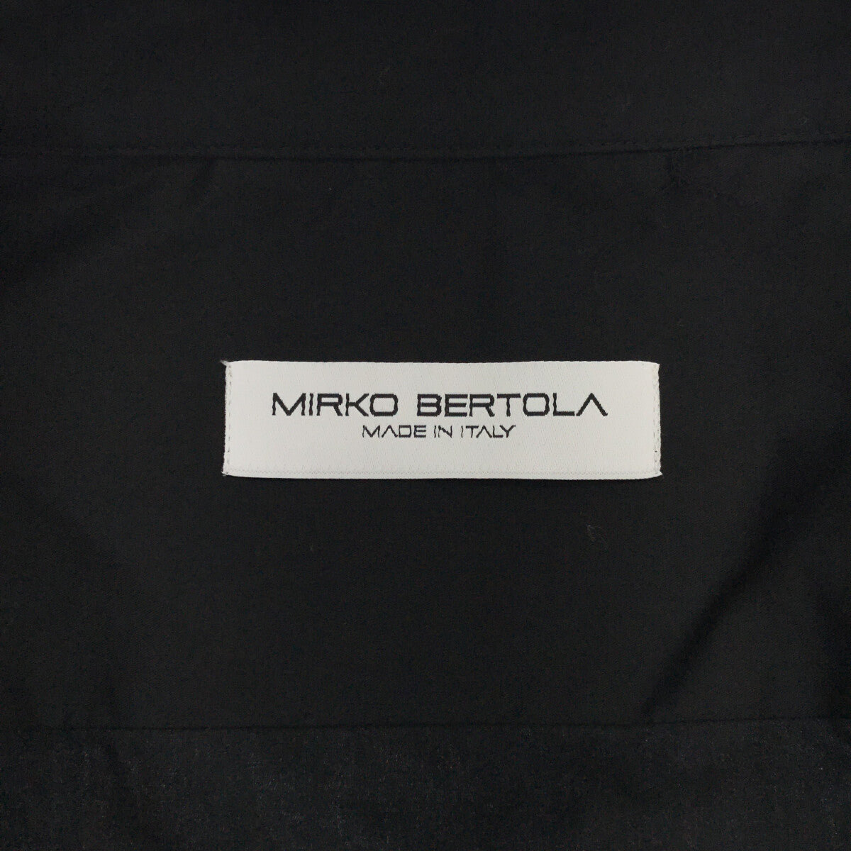 割50% 【タグ付未使用品】MIRKO BERTOLA/ミルコベルトラ BIGシャツ