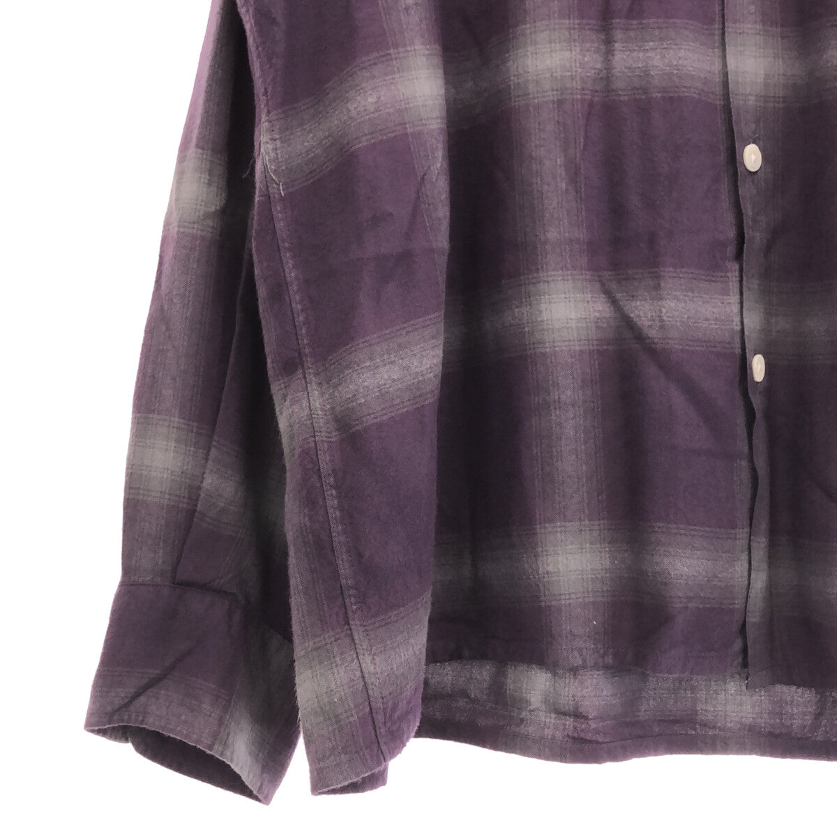 WACKO MARIA / ワコマリア   SS   OMBRE CHECK OPEN COLLAR SHIRT