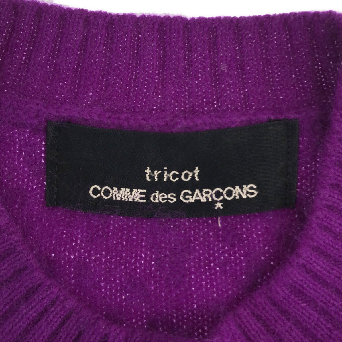 トップスtricot COMME des GARCONS / トリココムデギャルソン | 2019AW | レオパード ニットプルオーバー | パープル | レディース
