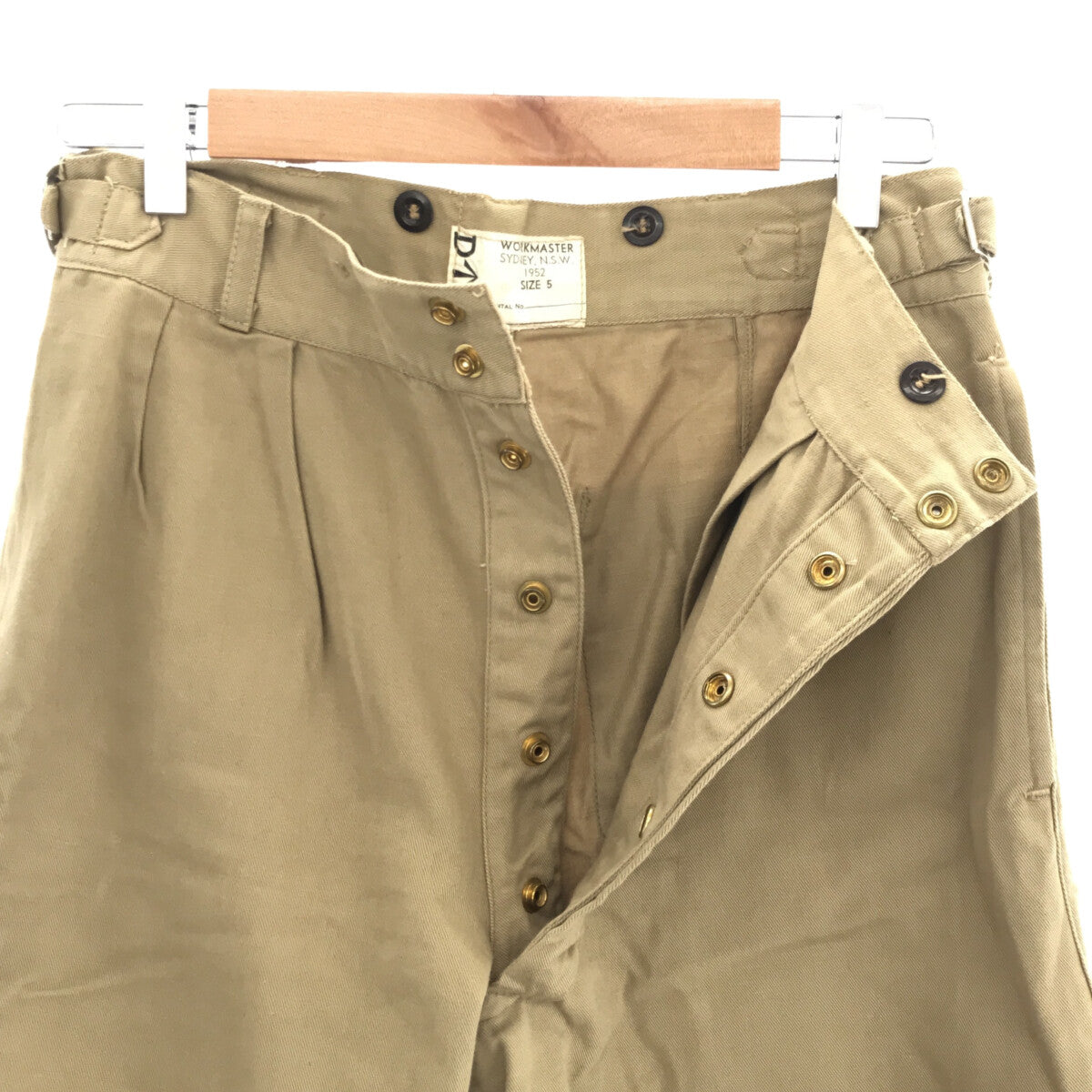 VINTAGE / ヴィンテージ古着 | 推定1950s〜 Australian Army Gurkha Chino Trousers / オーストラリア軍 2タック グルカ チノトラウザーパンツ | 5 |
