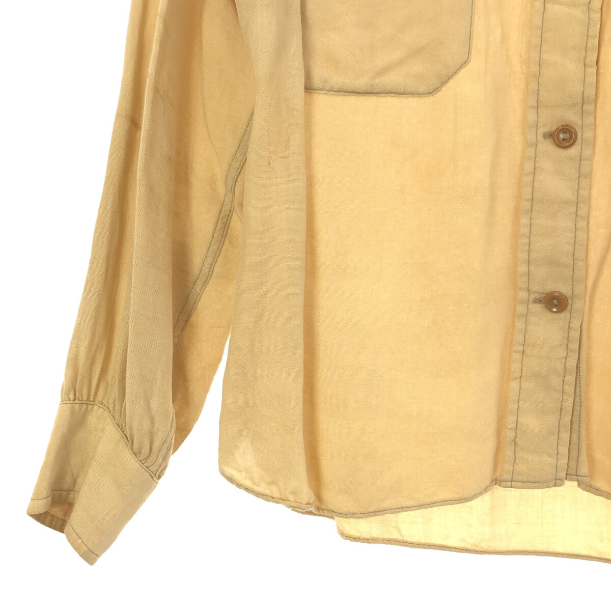 VINTAGE / ヴィンテージ古着 | 50s ~ Hendan mannish shirt ワークシャツ | ベージュ | レディース