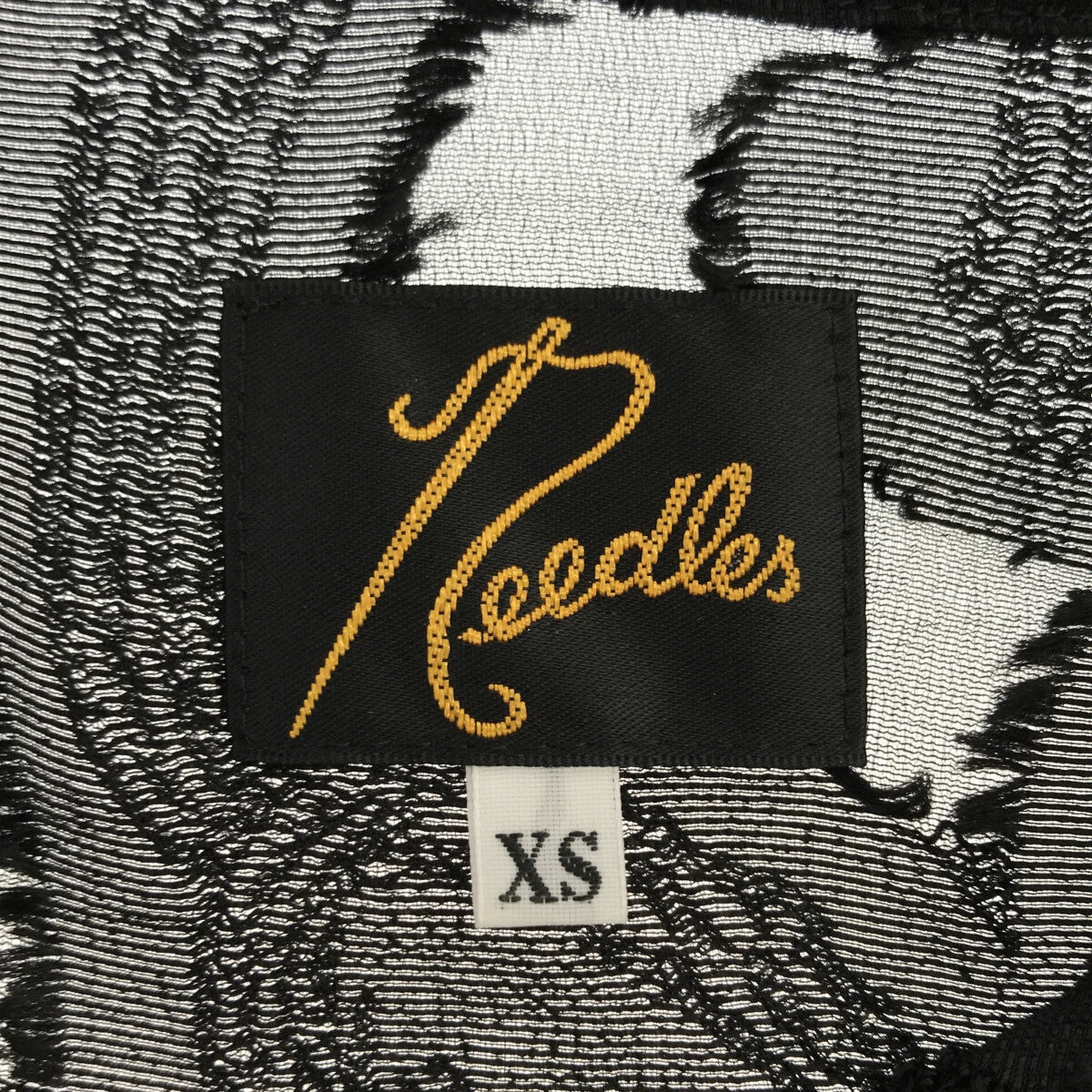 シャツ/ブラウス(半袖/袖なし)【美品】  Needles / ニードルス | 総柄リーブ ブラウス | XS | ブラック | レディース