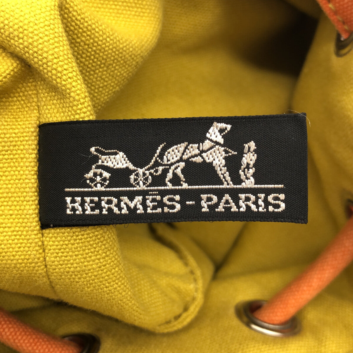 HERMES / エルメス | ポロションミミルPM キャンバス ショルダーバッグ | オレンジ | レディース