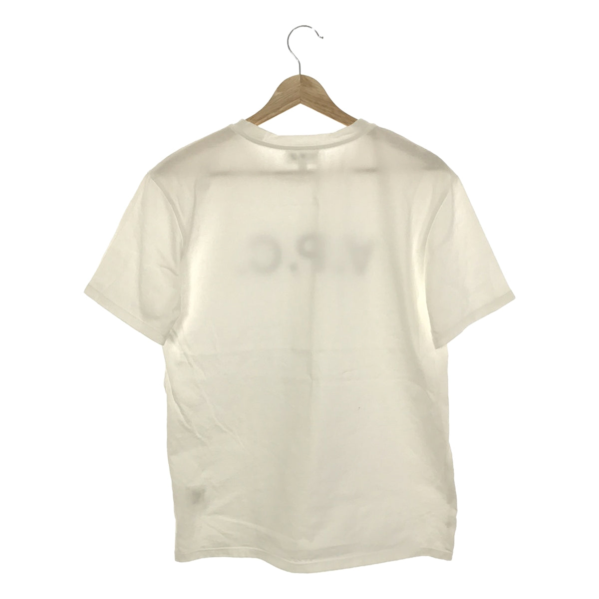 A.P.C. / アーペーセー | 反転ロゴ フロッキープリント Tシャツ | XS ...