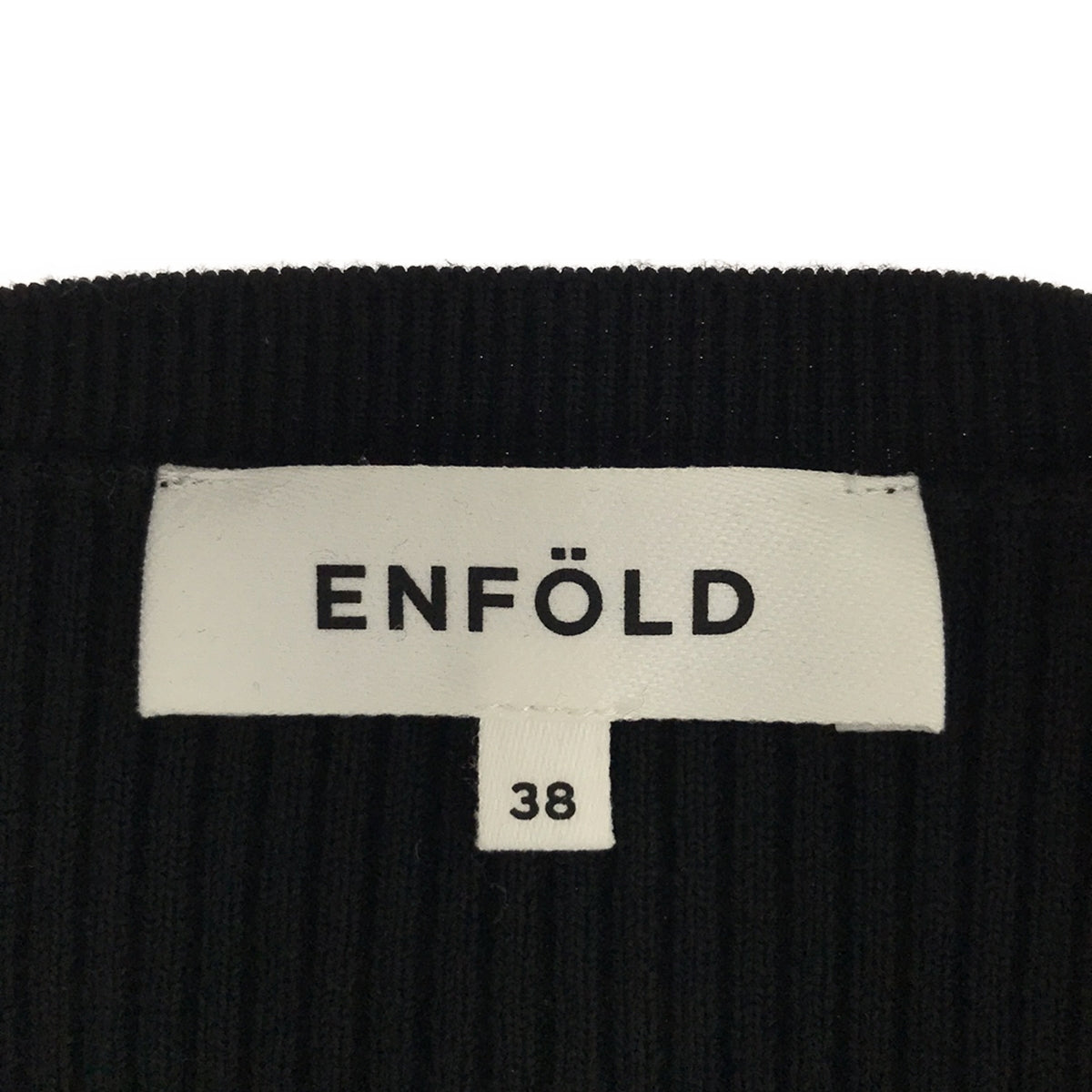 ENFOLD / エンフォルド | 異素材 ドッキング レイヤード リブ ...