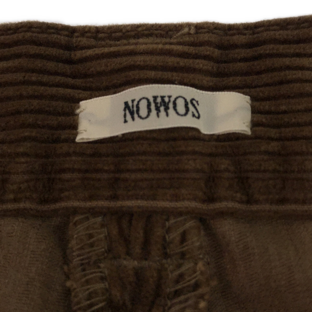 NOWOS / 노워스 | 코듀로이 팬츠 | S | 브라운 | 여성