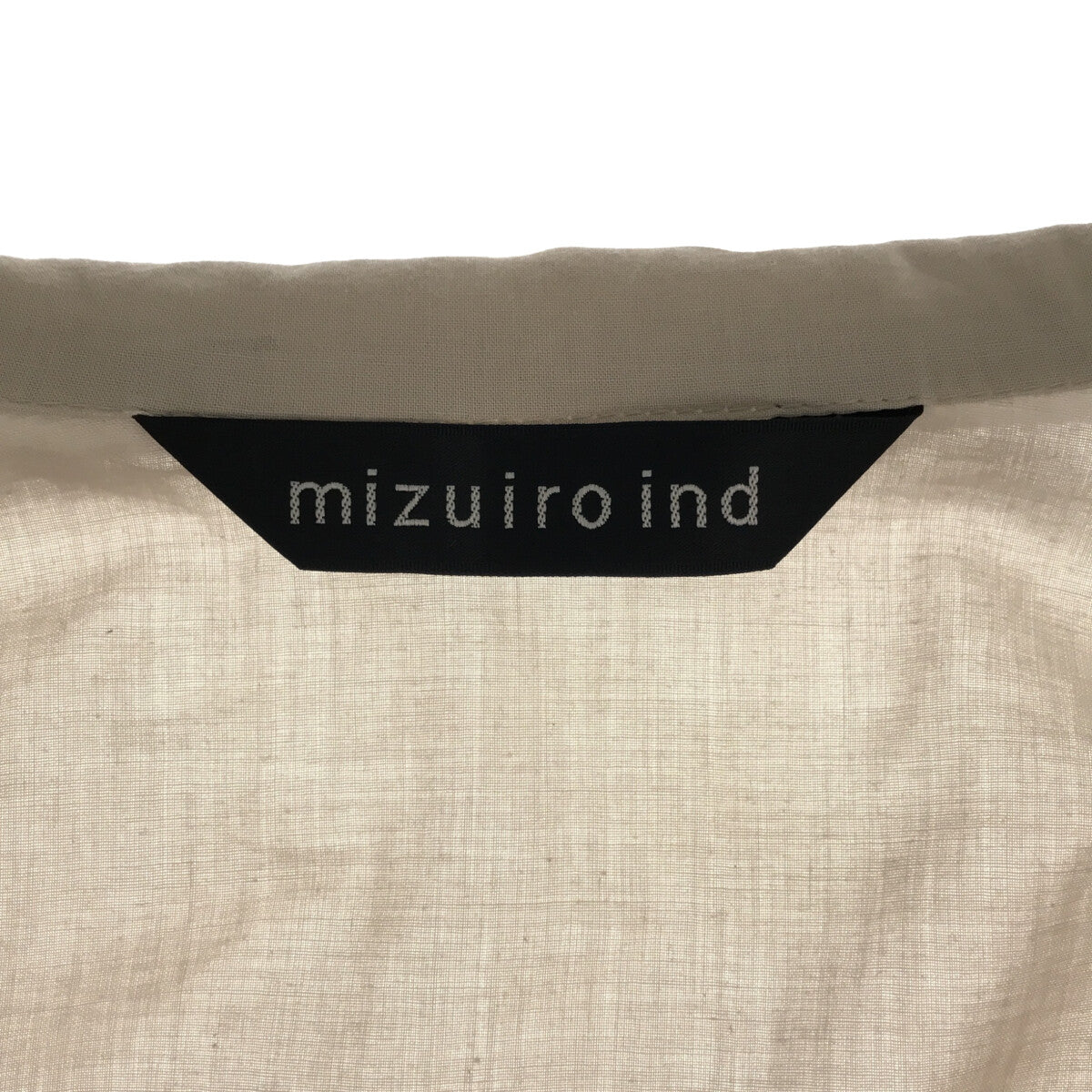 mizuiroind / ミズイロインド | ワイドギャザーシャツ | F |