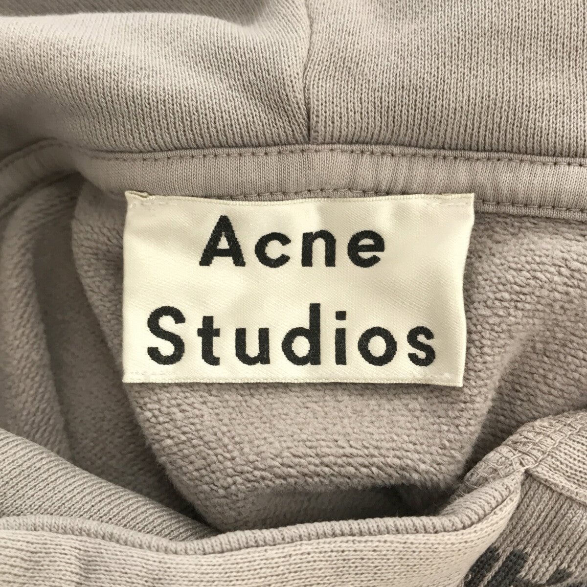 Acne Studios / アクネストゥディオズ | YALA AS RIB プルオーバー スウェットパーカー | XXS | グレー | メンズ