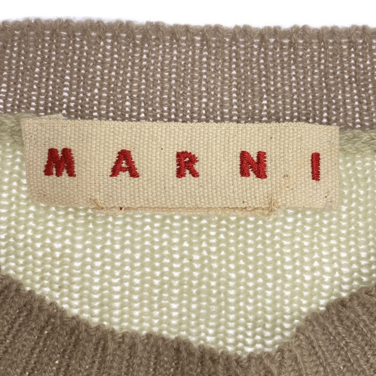 MARNI / マルニ | 2020AW | カシミヤ カラーブロック クルーネック ニットセーター | 40 | レディース – KLD
