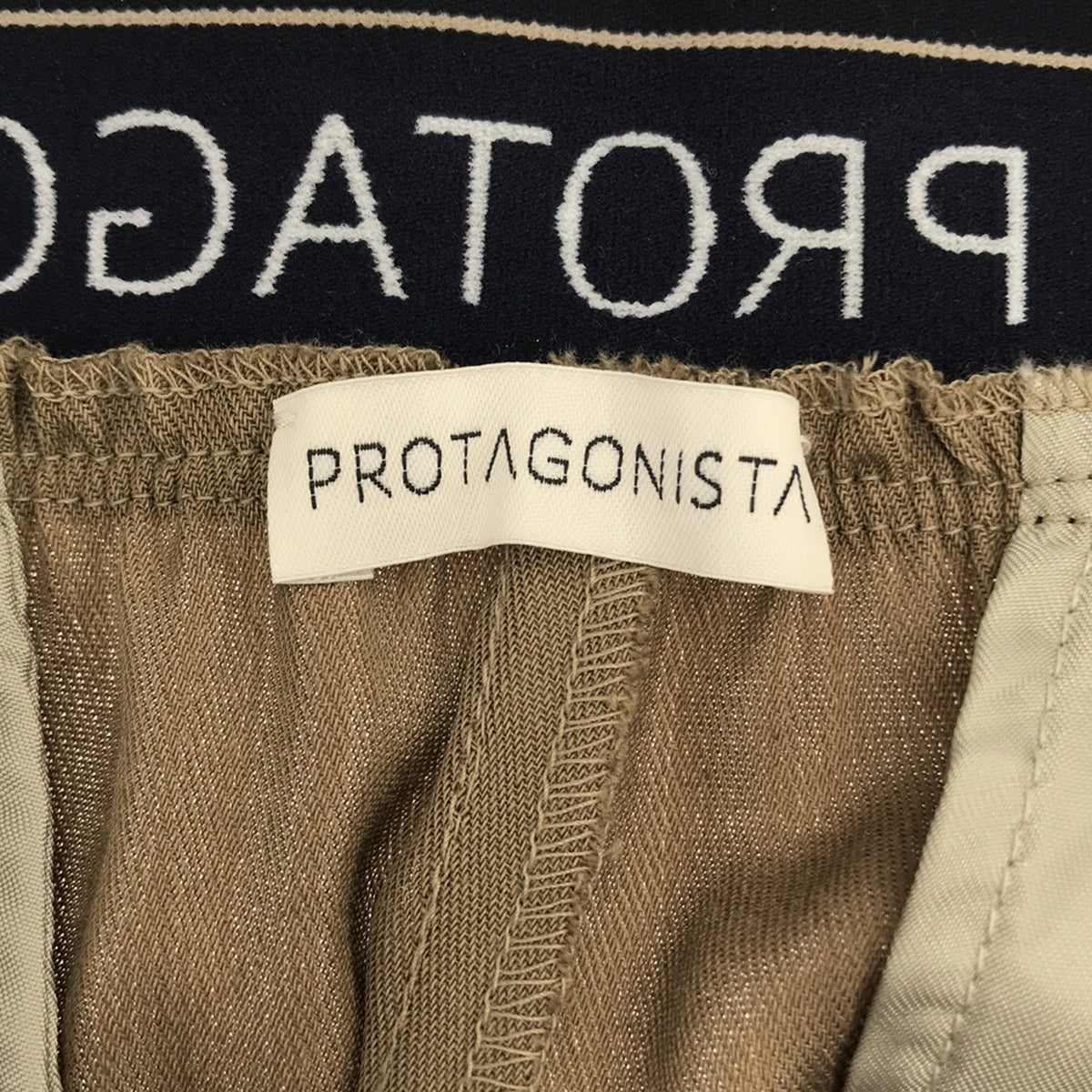 【新品】 PROTAGONISTA / プロタゴニスタ | 2022AW | ウエストロゴC/Pパンツ | 36 | カーキ | レディース
