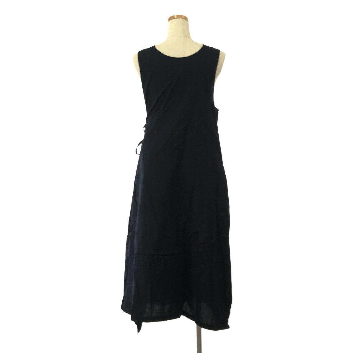 Y's / ワイズヨウジヤマモト | 2023SS | COTTON THIN TWILL RIGHT SIDE GATHER DRESS  サイドギャザーワンピース | 1 |