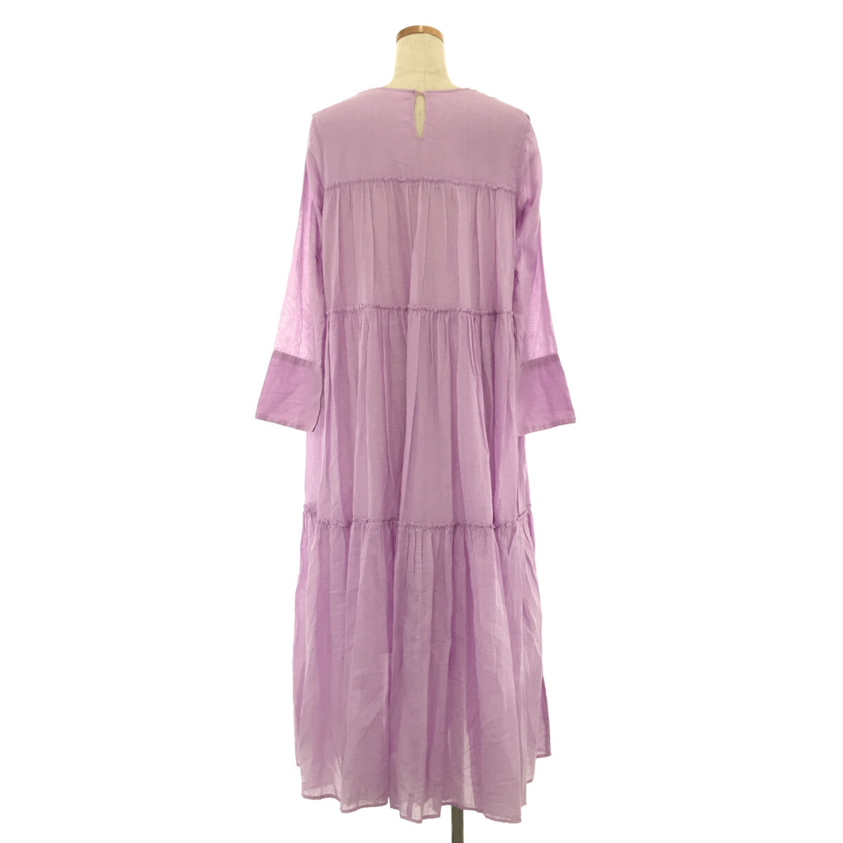 ne Quittez pas / ヌキテパ | Cotton Voile Tiered Maxi Dress