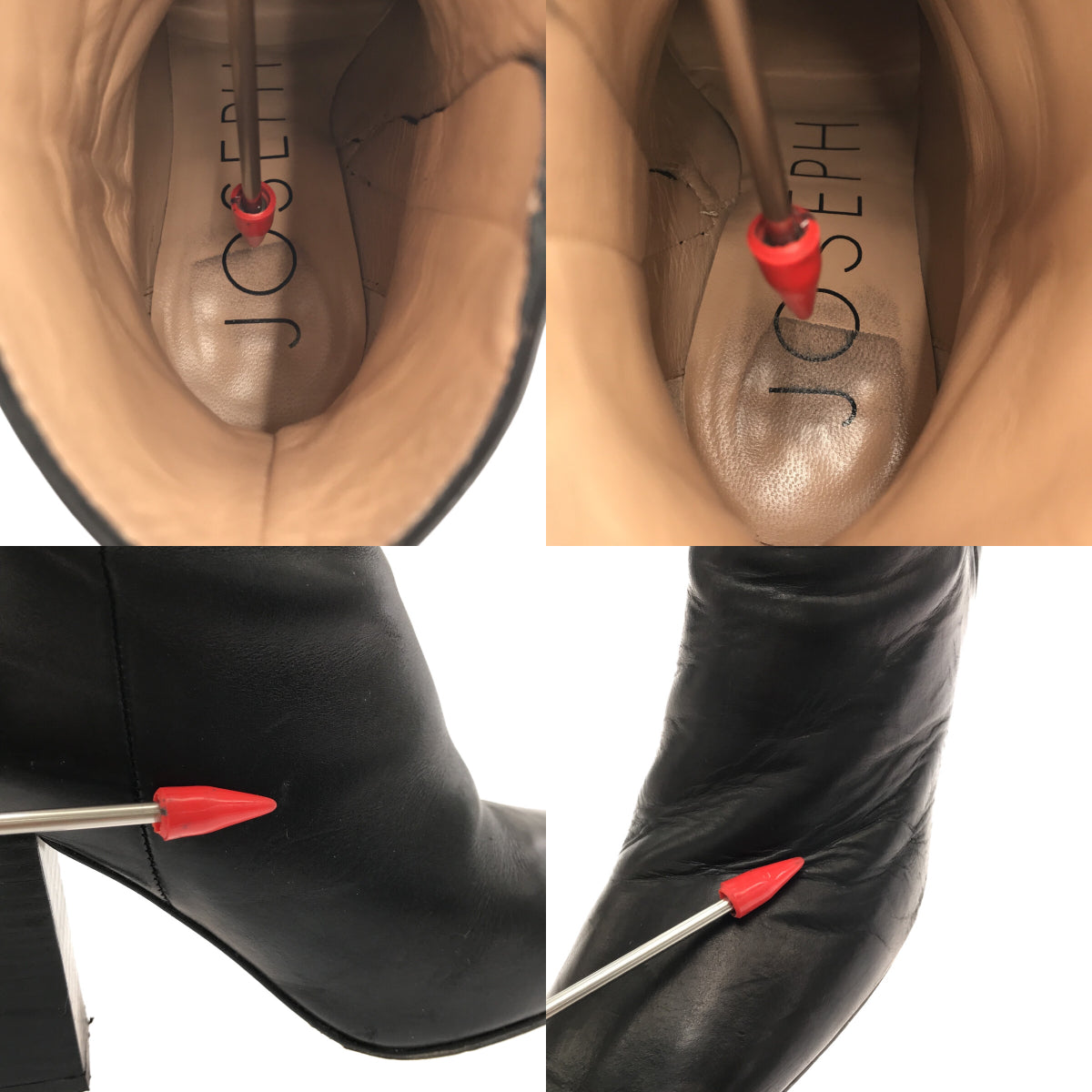 Deuxieme Classe / ドゥーズィエムクラス | JOSEPH SHORT BOOTS ショートブーツ | 36 | ブラック | レディース