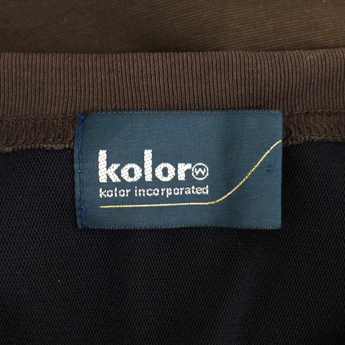 kolor カラー 20SS 20SCL-T07206 異素材 ミックス フリル パッチワーク 半袖 Tシャツ グレー系 2【美品】