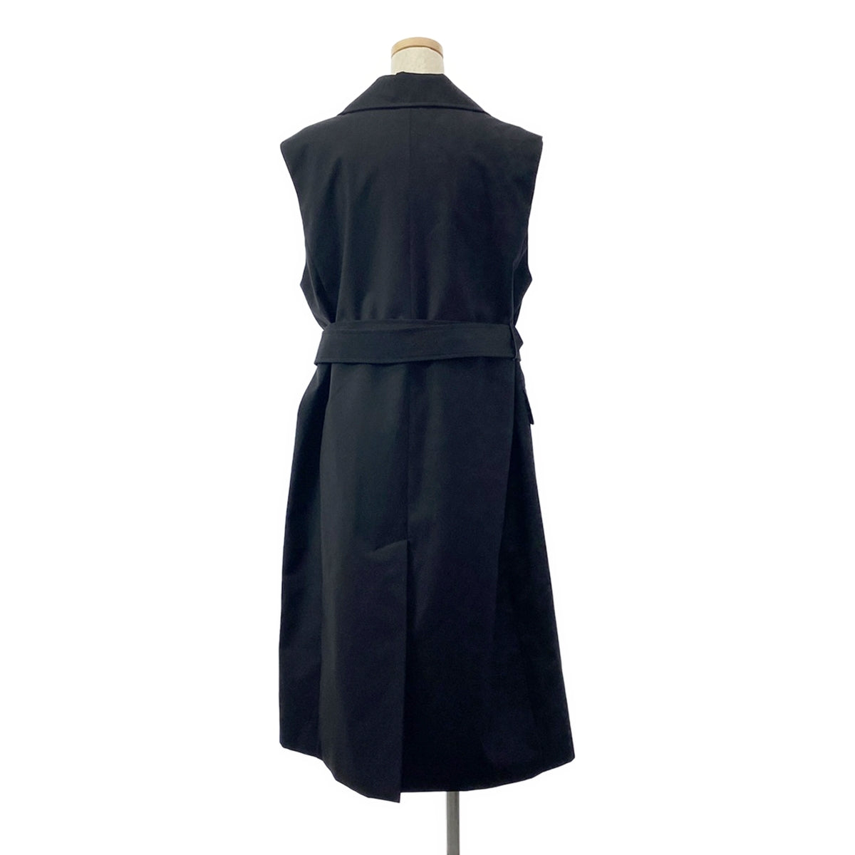 [狀況良好] MACKINTOSH | Loro Piana 羊毛馬甲大衣 |尺寸 6 |黑色 |女性的