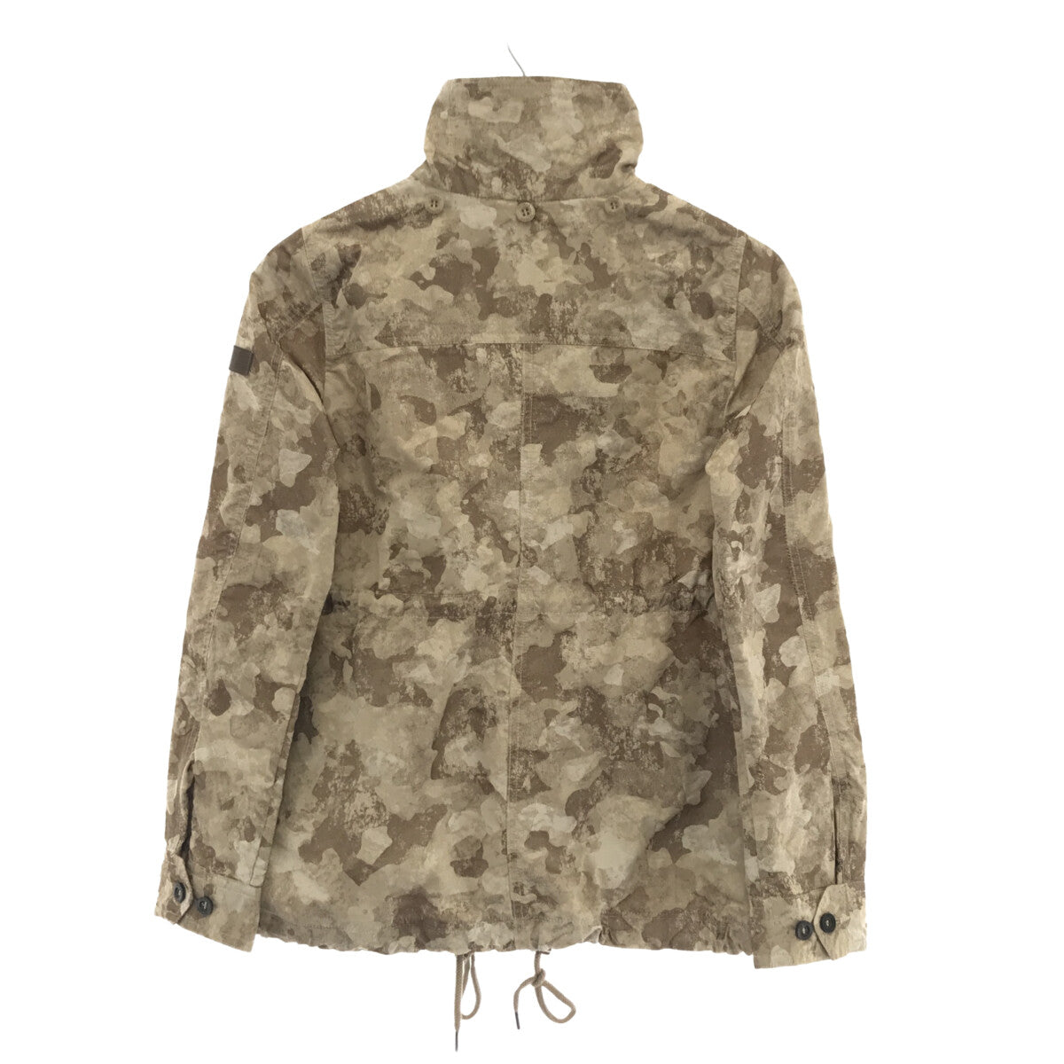 【美品】  TATRAS / タトラス | カモフラージュ ジャガード フーデッド ジャケット | 1 | ベージュ | レディース