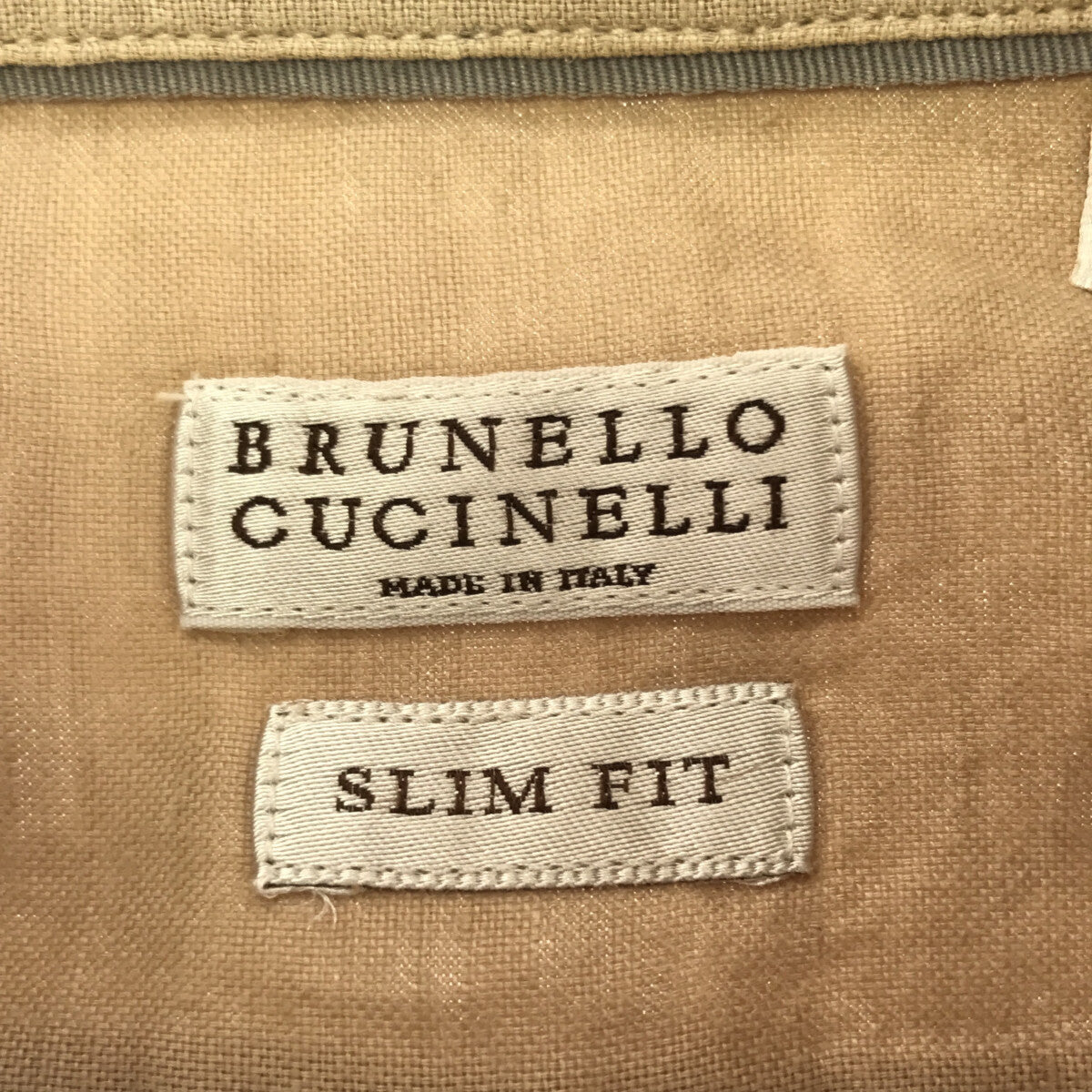 BRUNELLO CUCINELLI / ブルネロクチネリ | リネン ボタンダウンシャツ | XS | メンズ