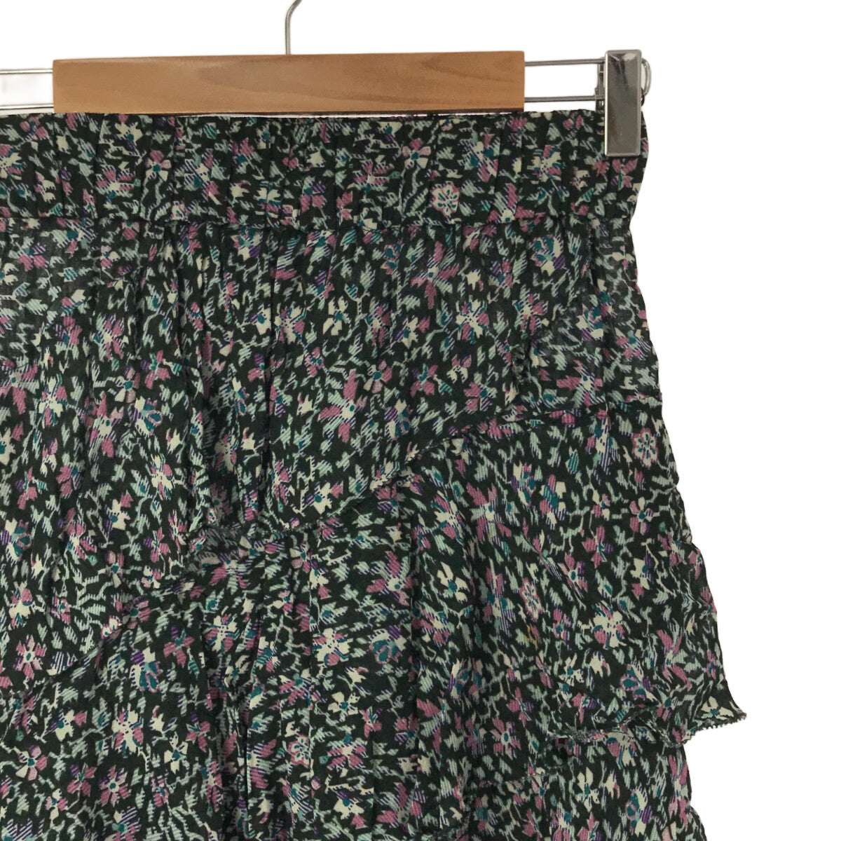 ISABEL MARANT ETOILE / イザベルマランエトワール | JEEZON レーヨン プリントラッフルスカート | 34 | レディース