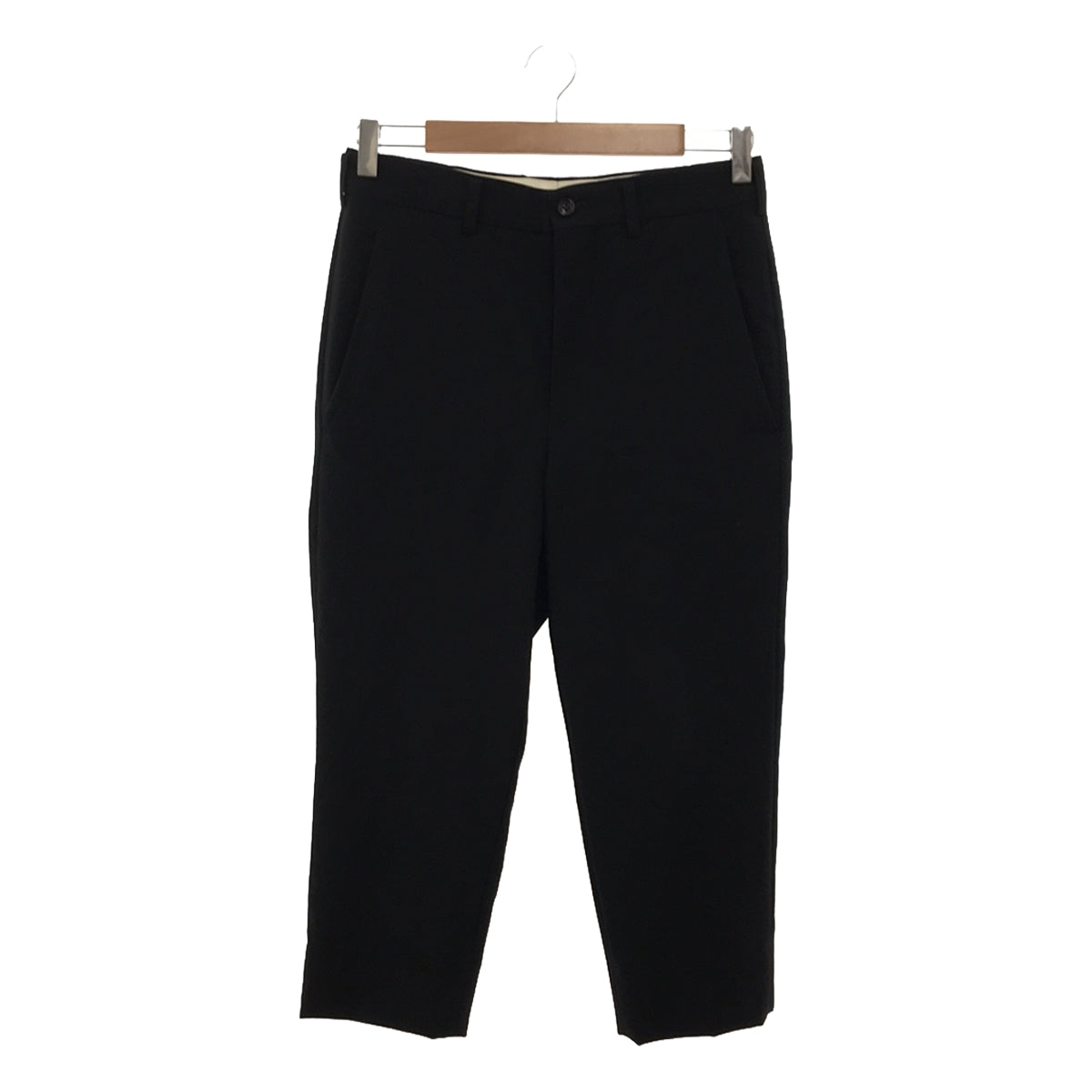 【美品】  COMME des GARCONS / コムデギャルソン | AD2016 | ウール スラックスパンツ | XS | ブラック | レディース