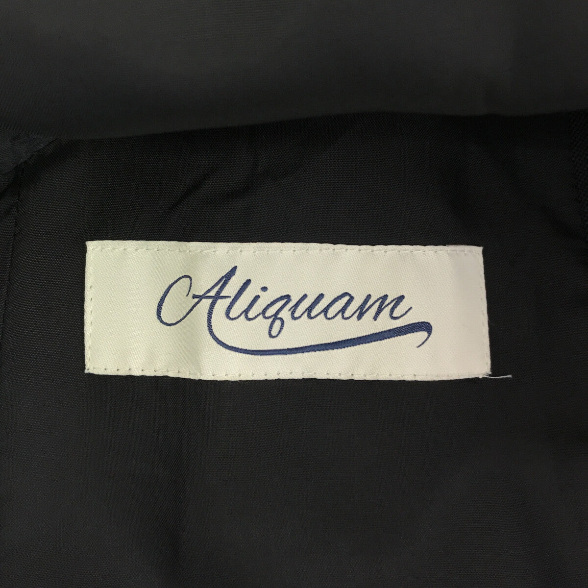 Aliquam / アリクアム | ウール ダブル テーラードジャケット | 38 | ネイビー | レディース