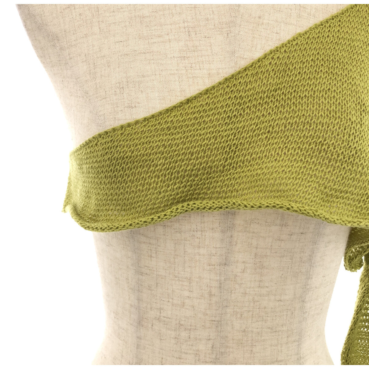 papier/パピエ/One arm linnen knit-