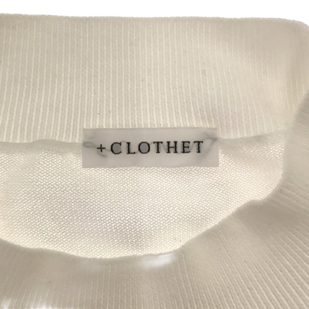 +CLOTHET / クロスクローゼット | Mock Neck Knit T-shirt スビンプラチナムニット Tシャツ | 1 | メンズ
