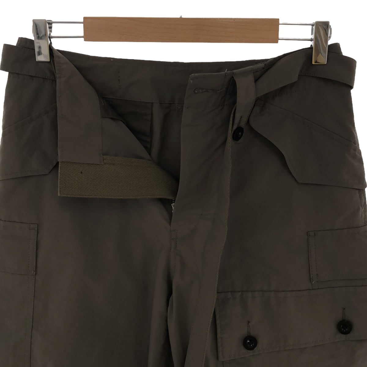 sacai / サカイ | 2023AW | Matte Taffeta Pants / ベルテッド カーゴ パンツ | 0 | グレー系 | メンズ