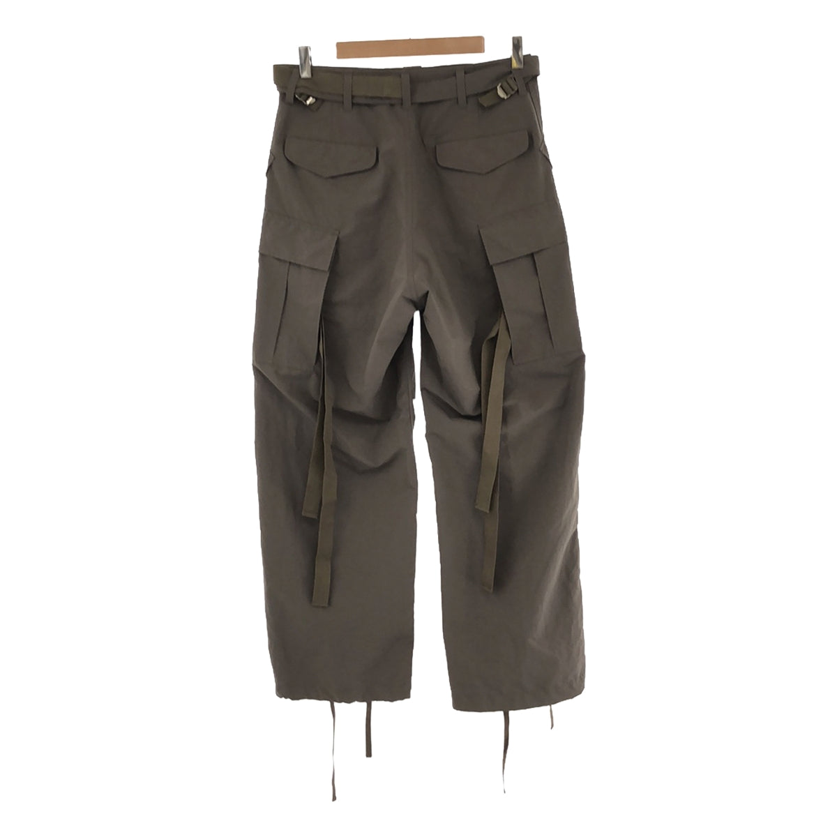 sacai / サカイ | 2023AW | Matte Taffeta Pants / ベルテッド カーゴ パンツ | 0 | グレー系 | メンズ