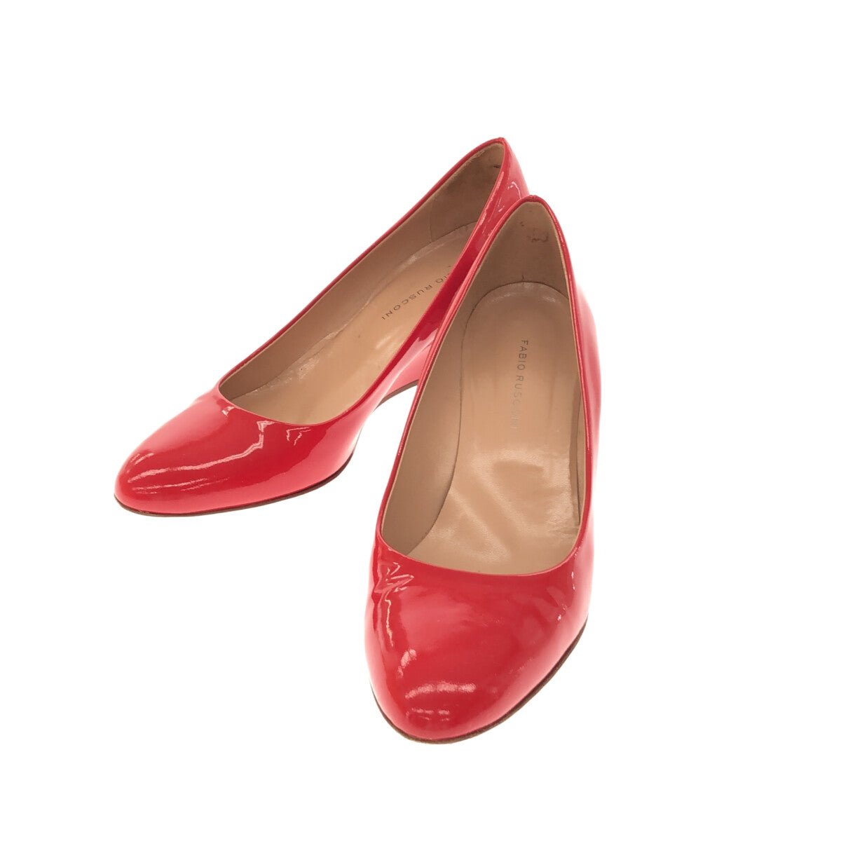 Fabio Rusconi / 파비오르스코니 | 에나멜 라운드 투 펌프스 | 37 1/2 | 레드 | 여성