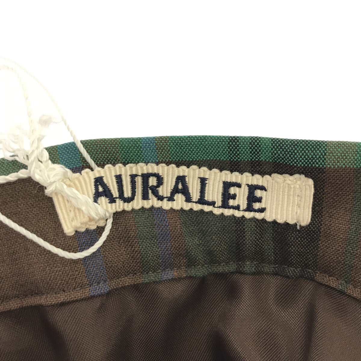 【新品】  AURALEE / オーラリー | SUPER LIGHT WOOL CHECK PLEATED SKIRT スカート | 1 | マルチカラー | レディース