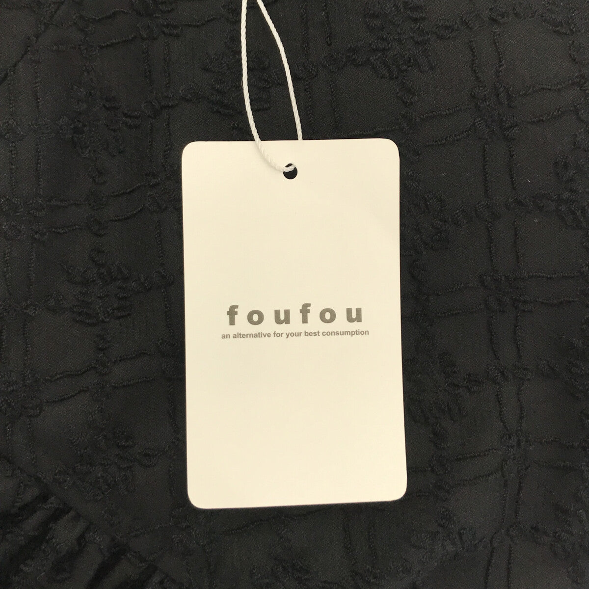 foufou / フーフー | pokopoko jacquard volume one piece ワンピース