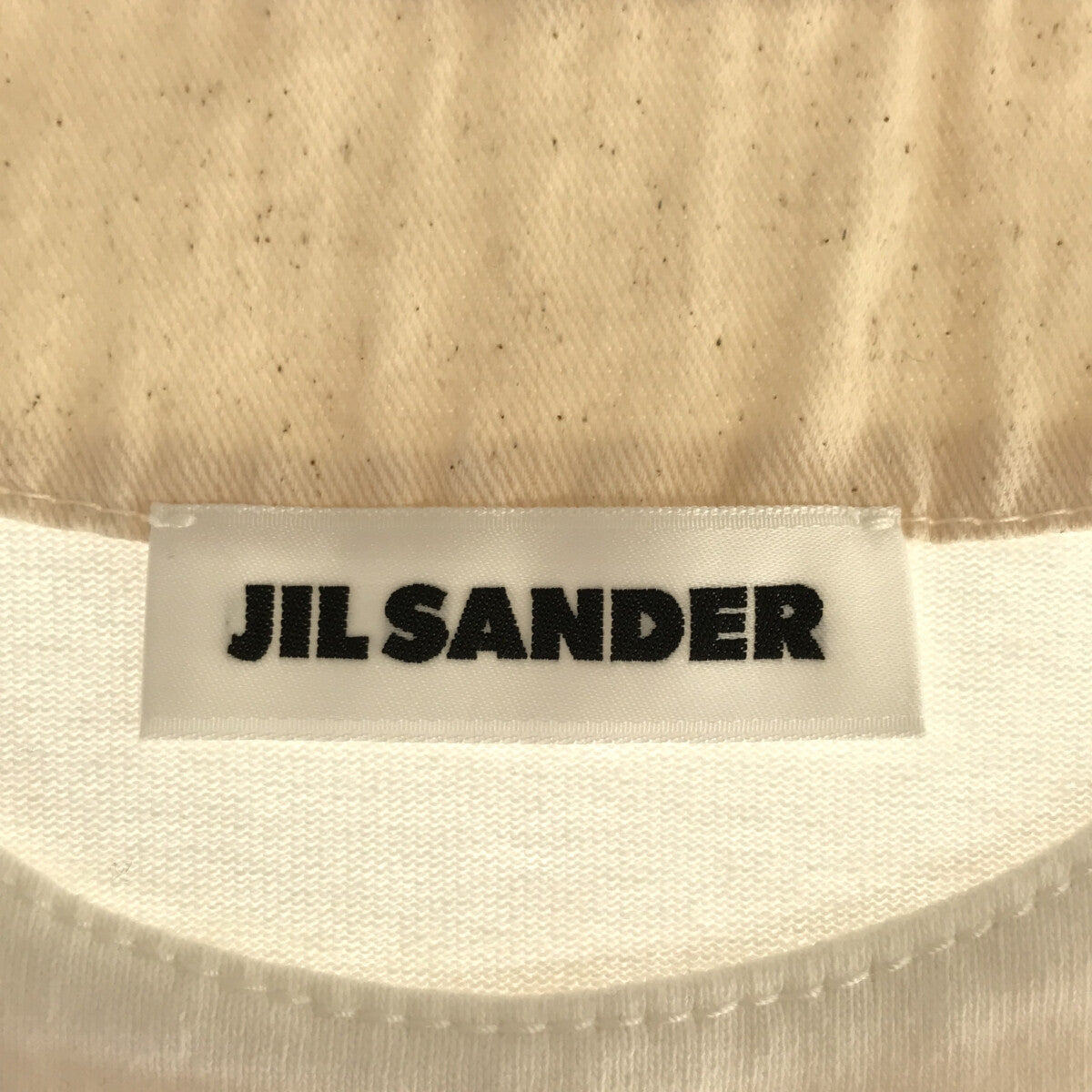 JIL SANDER / ジルサンダー | 立体 コットン ノースリーブ ロングワンピース | S |