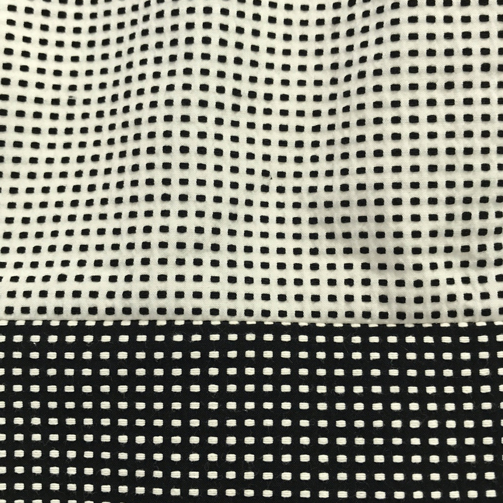 保爾卡 |全身刺繡雙色無袖連身裙 | 38 |白色/黑色|女性的